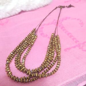 Coldwater Creek 5 strand metal necklace